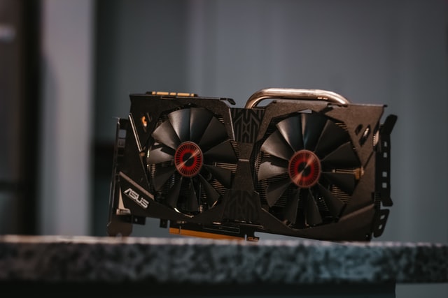 graphic card with fans