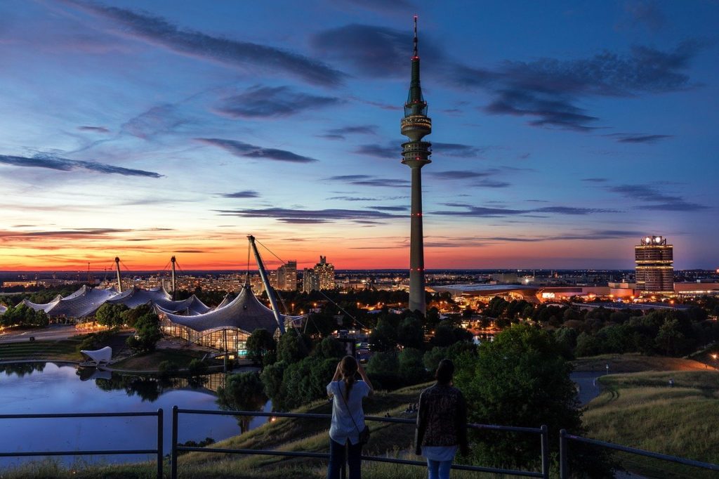 munich olympic stadium and olympic park