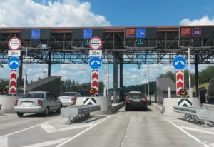 A Toll Road Shows An Example Of Distance Based Fees