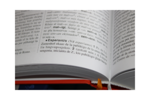 A Spanish dictionary 