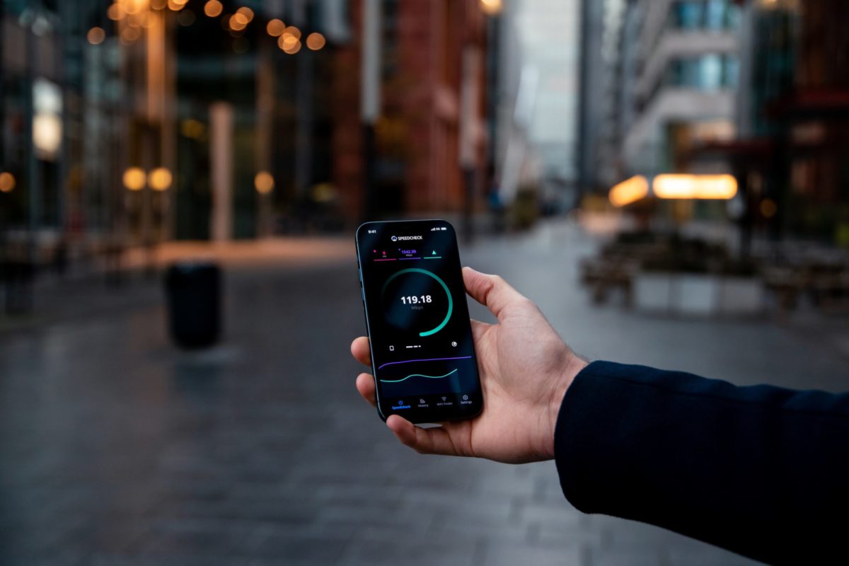 man holding a phone