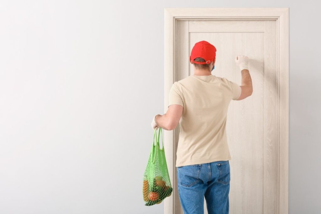 Man Delivering Groceries