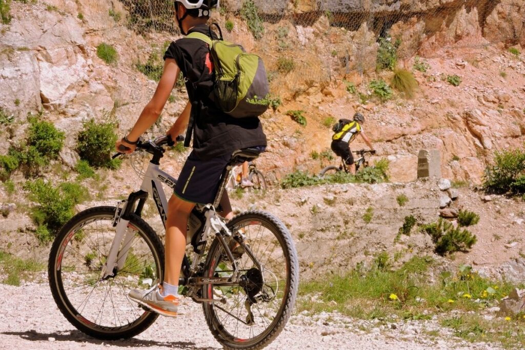 Friends Cycling